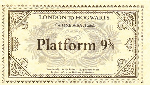 Harry potter tolle fahrkarte - potter:,